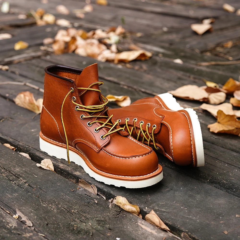 Strideunity Goodyear Welt Stitchdown Leather Work Boots - Image 8