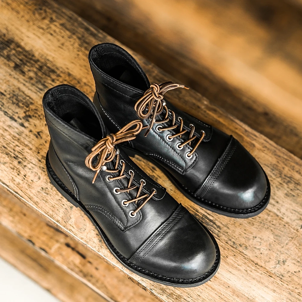 Strideunity Goodyear Welt Stitchdown Leather Work Boots - Image 4