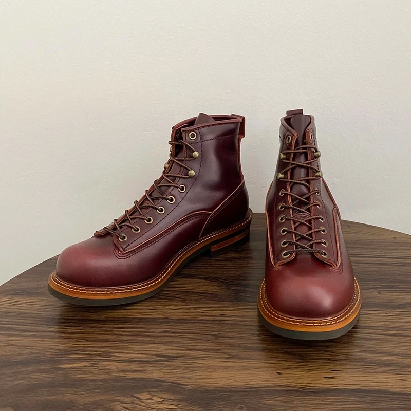 Strideunity Handmade Cow Leather Casual Ankle Boots - Image 2