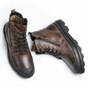 Strideunity Handmade Men's Leather Casual Boots