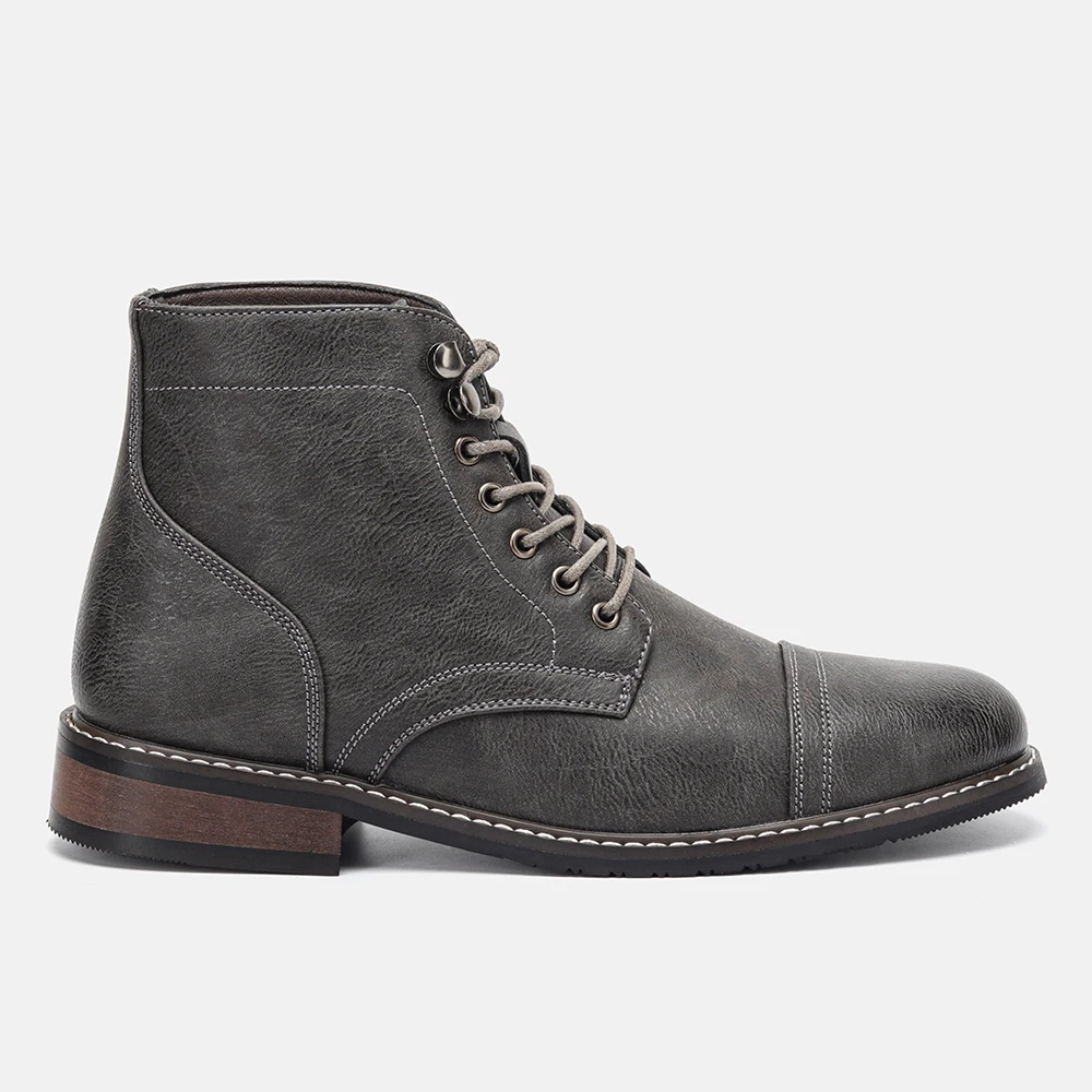 Strideunity Men's Leather Ankle Boots - Image 4