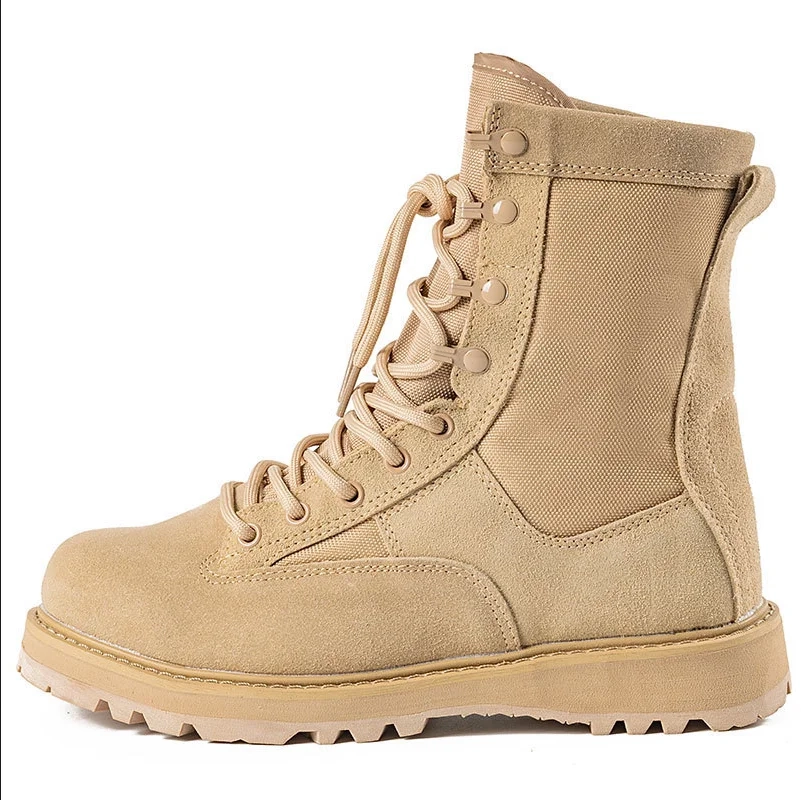 Strideunity Tactical Breathable Desert Combat Boots - Image 3