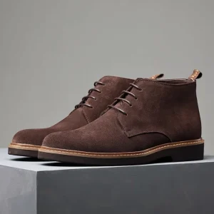 Strideunity Men's Suede Leather Desert Boots