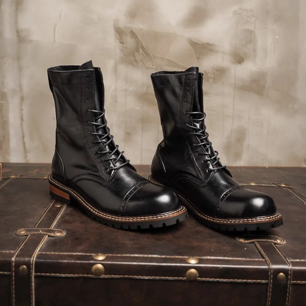 Strideunity Men's Leather Mid‑Calf Boots - Image 8