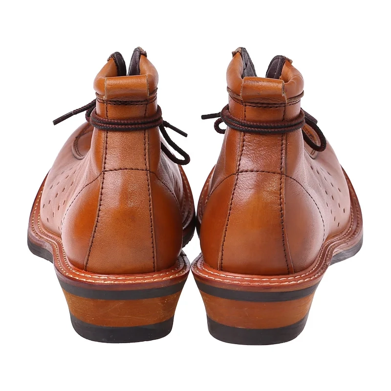 Strideunity Genuine Leather Lace‑Up Casual Desert Ankle Boots - Image 4