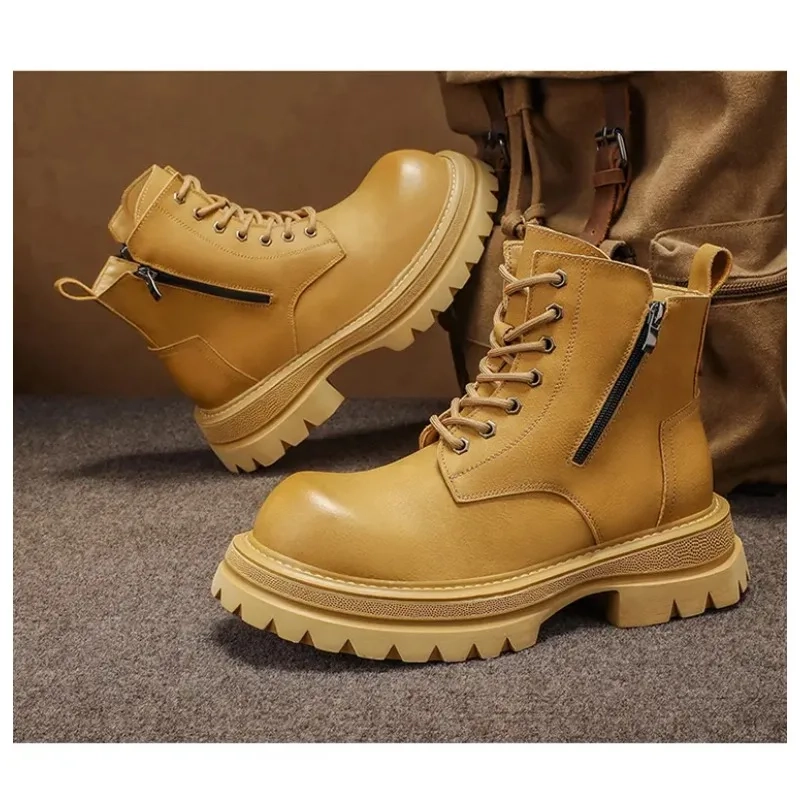 Strideunity Casual Zip‑Up Chunky Platform Boots - Image 4