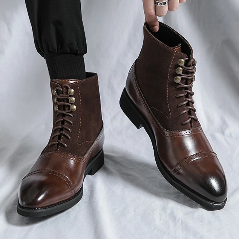 Strideunity Genuine Leather Chelsea Ankle Boots