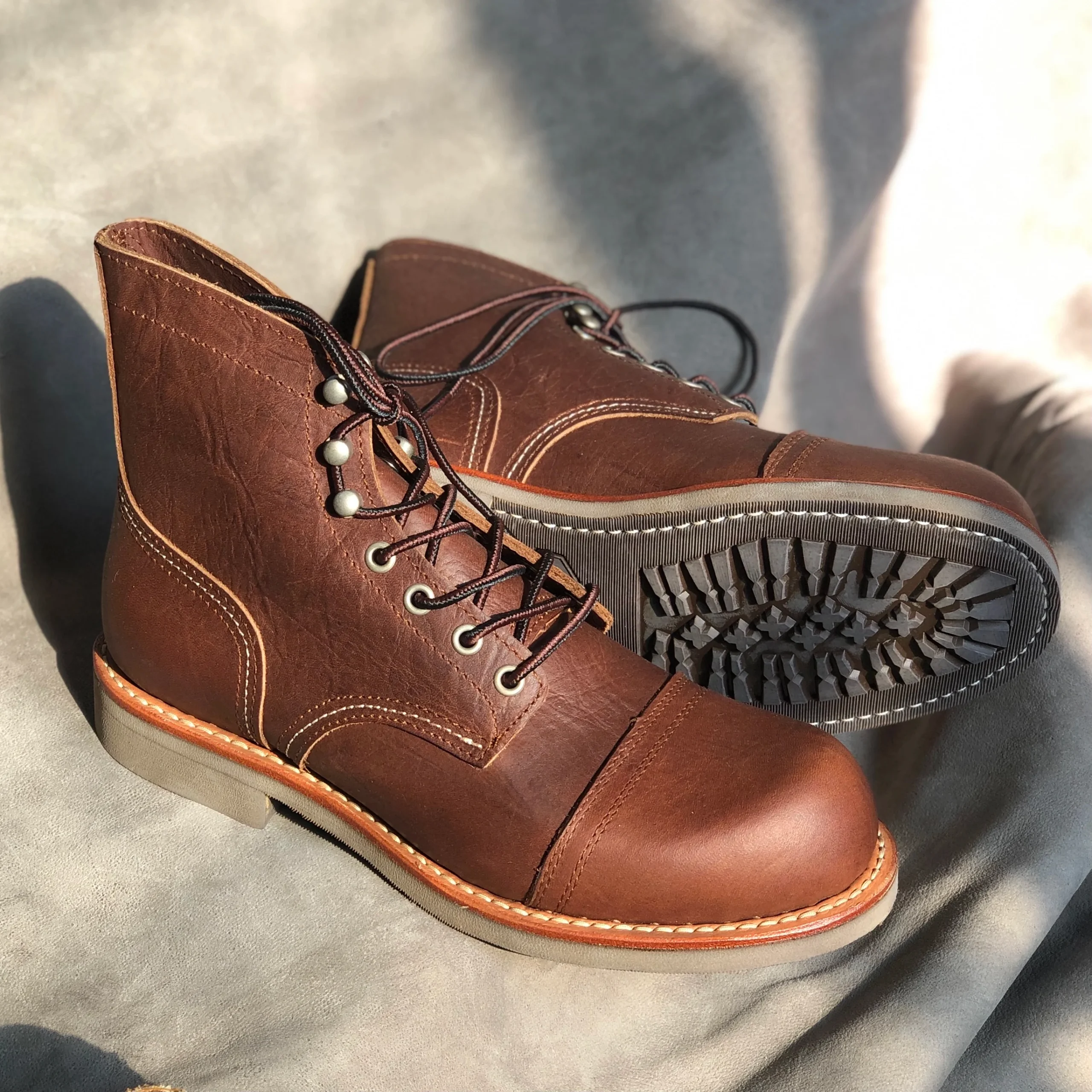 Strideunity Goodyear Welt Stitchdown Leather Work Boots - Image 5
