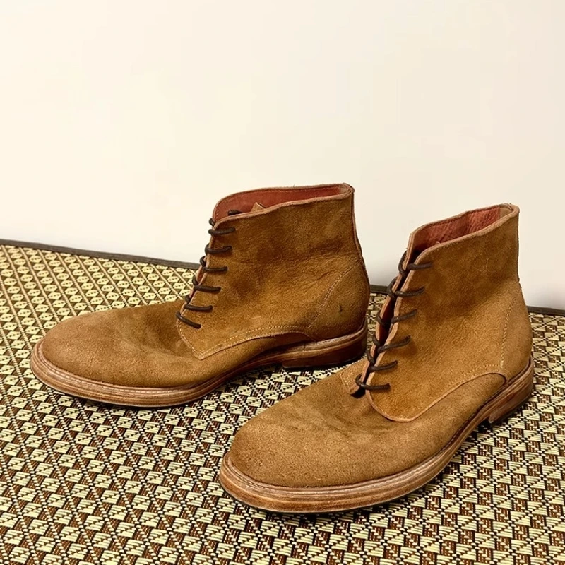 Strideunity Men's Leather Casual Boots