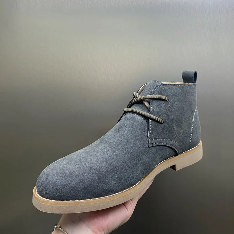 Strideunity Men's Leather Casual Boots - Image 3