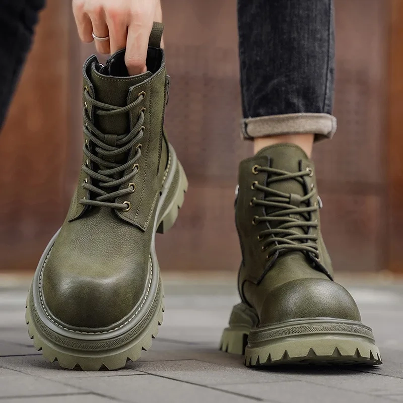 Strideunity Casual Zip‑Up Chunky Platform Boots - Image 3