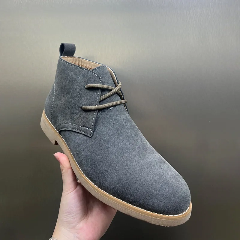 Strideunity Men's Leather Casual Boots