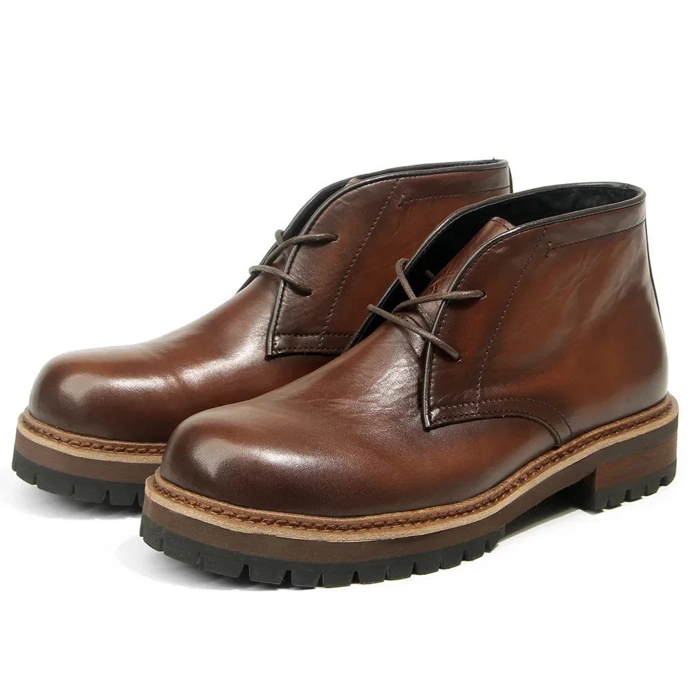 Strideunity Genuine Leather Men's Lace‑Up Boots - Image 5