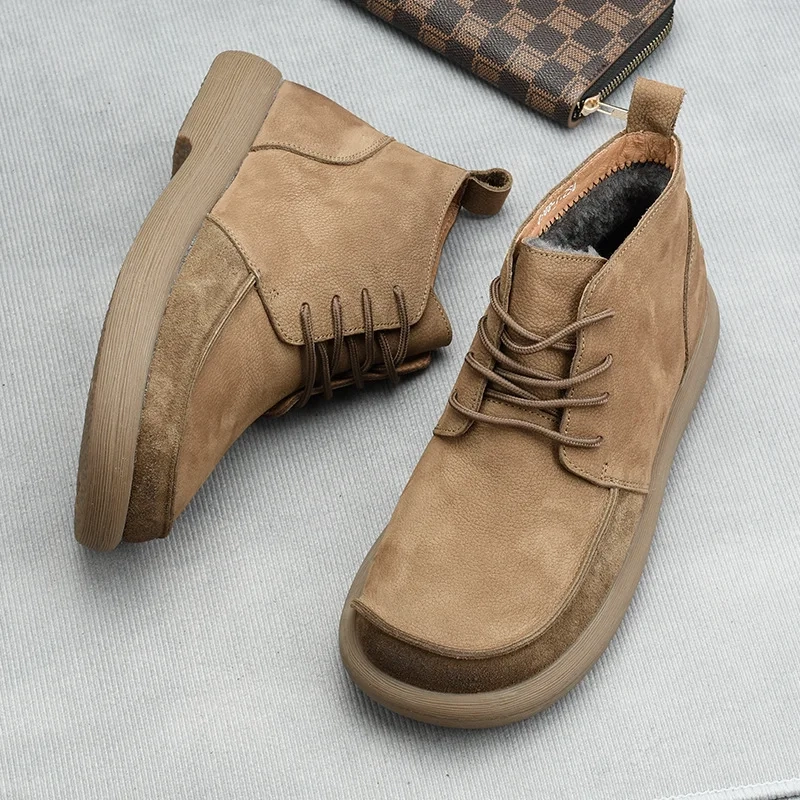 Strideunity Men's Genuine Leather Ankle Boots - Image 3