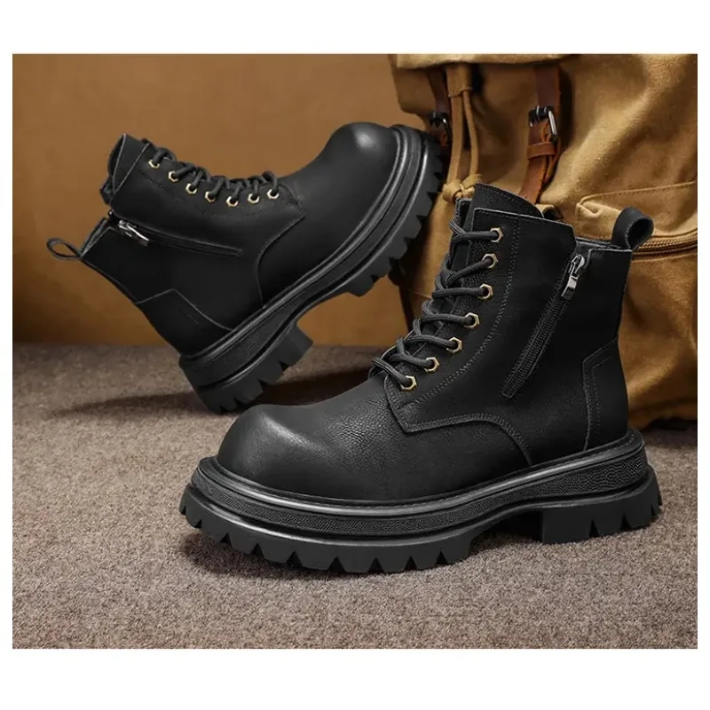 Strideunity Casual Zip‑Up Chunky Platform Boots - Image 5