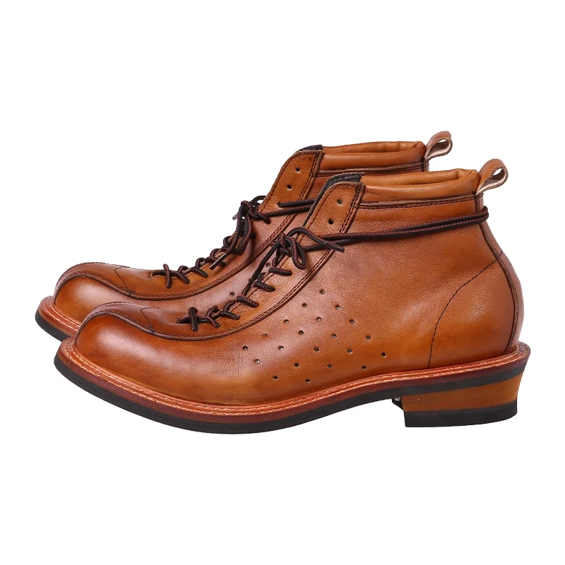 Strideunity Genuine Leather Lace‑Up Casual Desert Ankle Boots - Image 5