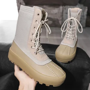 Strideunity Canvas High‑Top Casual Boots