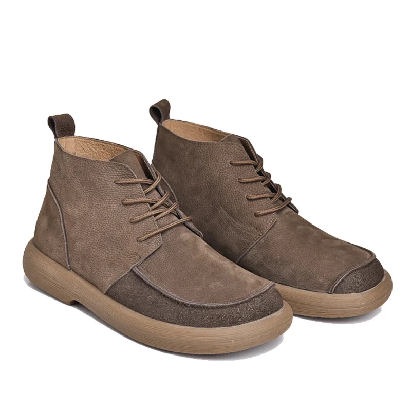 Strideunity Men's Genuine Leather Ankle Boots - Image 8