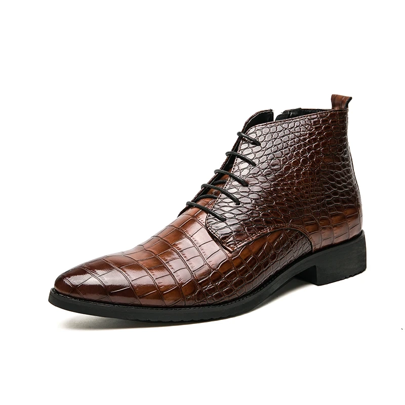 Strideunity Genuine Leather High‑Top Lace‑Up Boots - Image 3