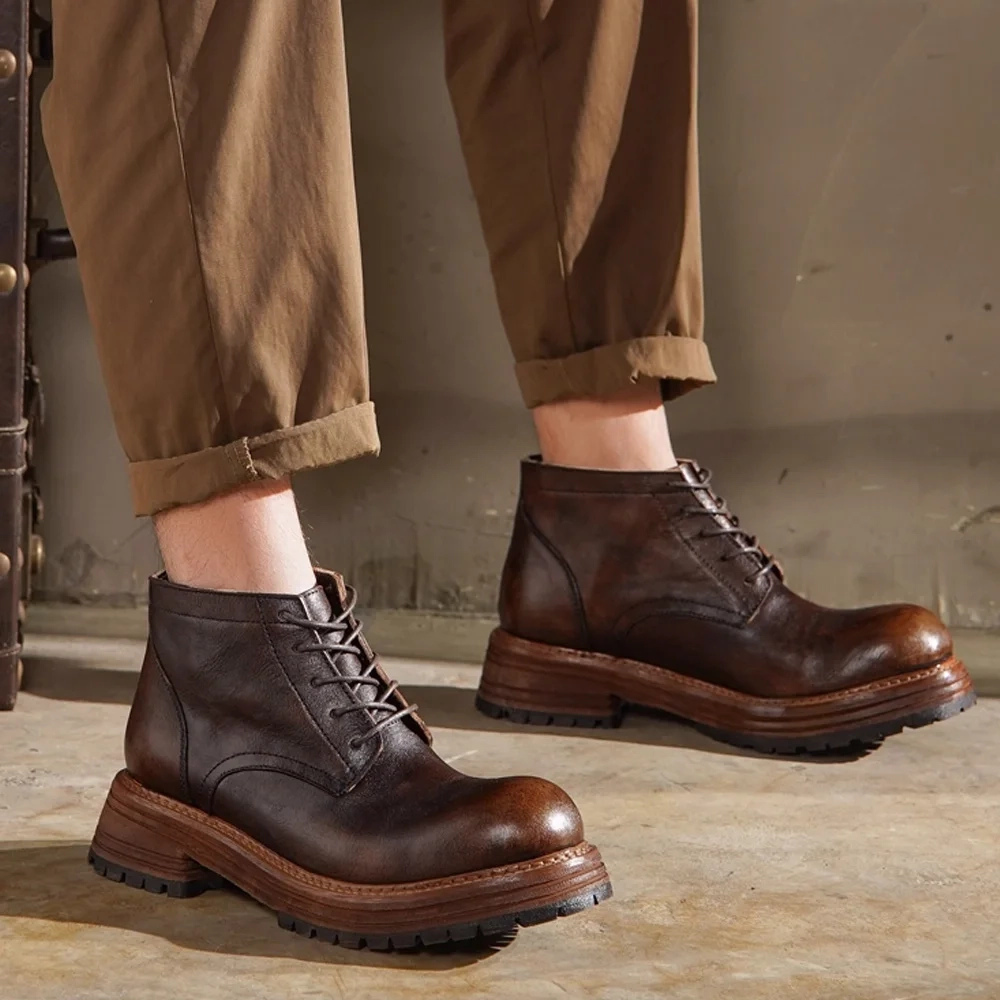 Strideunity Men's Leather Mid‑Calf Boots - Image 6