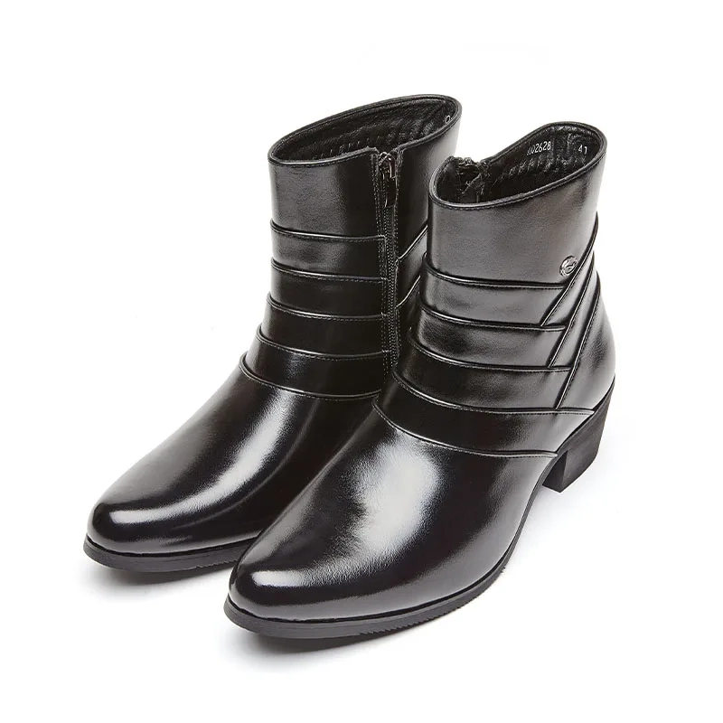 Strideunity Leather Buckle Strap Chelsea Boots - Image 8