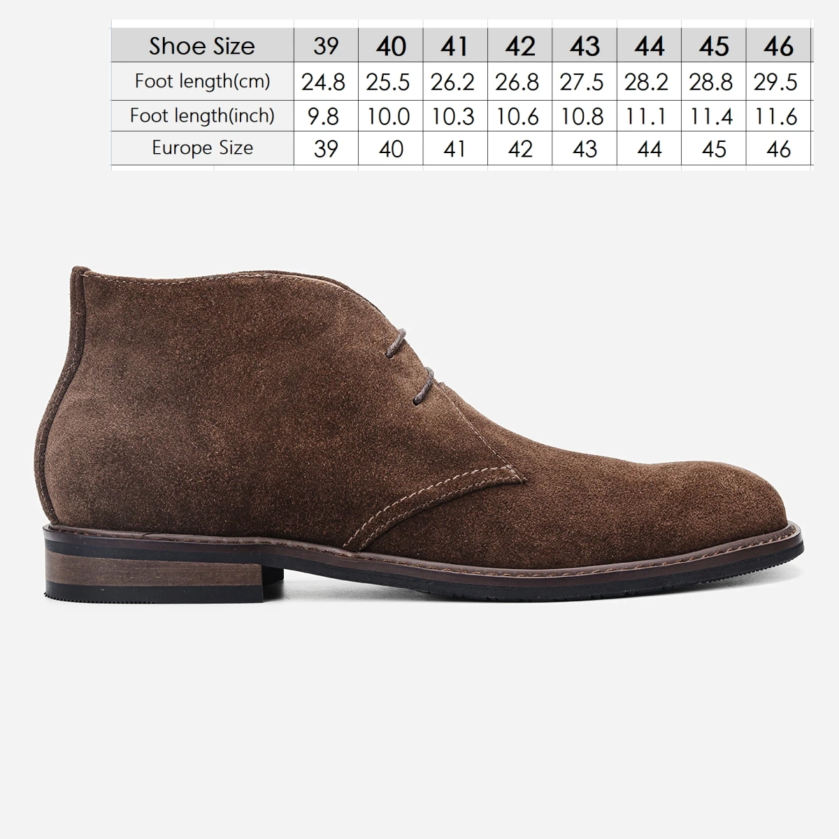 Strideunity Men's Genuine Leather Desert Boots - Image 6