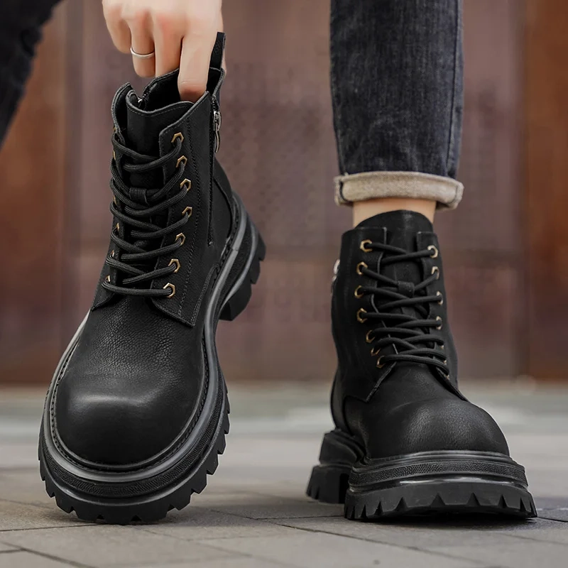 Strideunity Casual Zip‑Up Chunky Platform Boots - Image 7