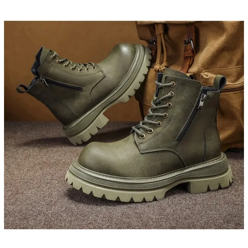 Strideunity Casual Zip‑Up Chunky Platform Boots - Image 6