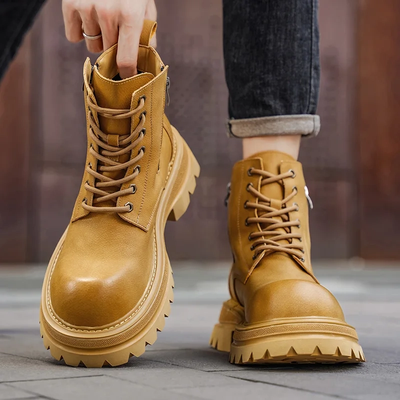 Strideunity Casual Zip‑Up Chunky Platform Boots - Image 8