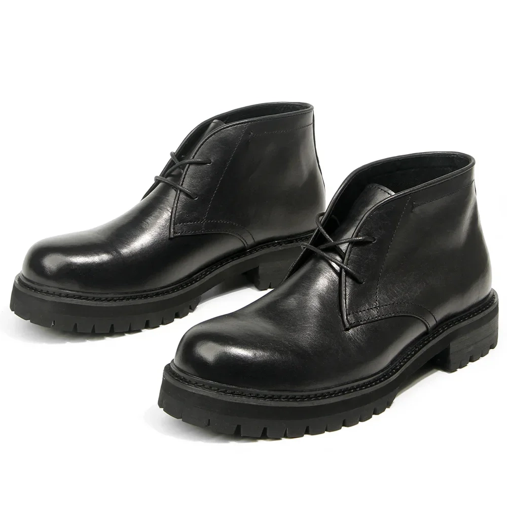 Strideunity Genuine Leather Men's Lace‑Up Boots - Image 3