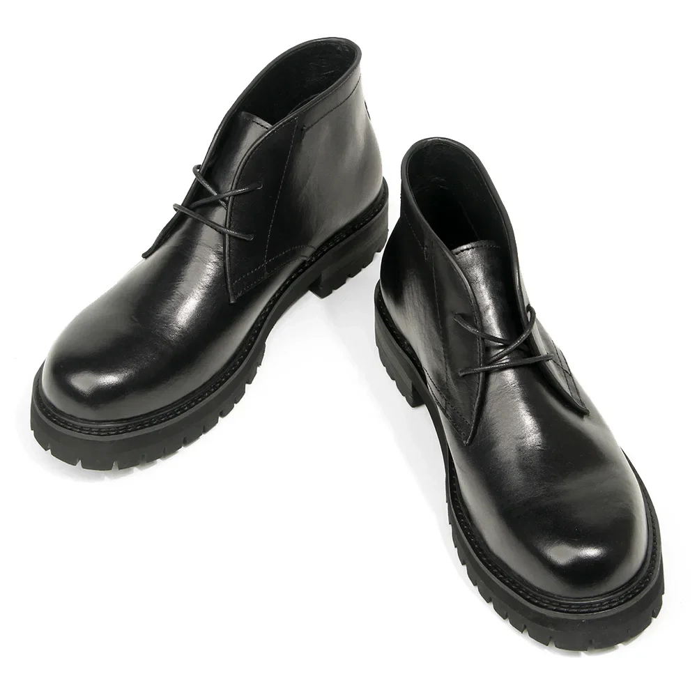 Strideunity Genuine Leather Men's Lace‑Up Boots - Image 2